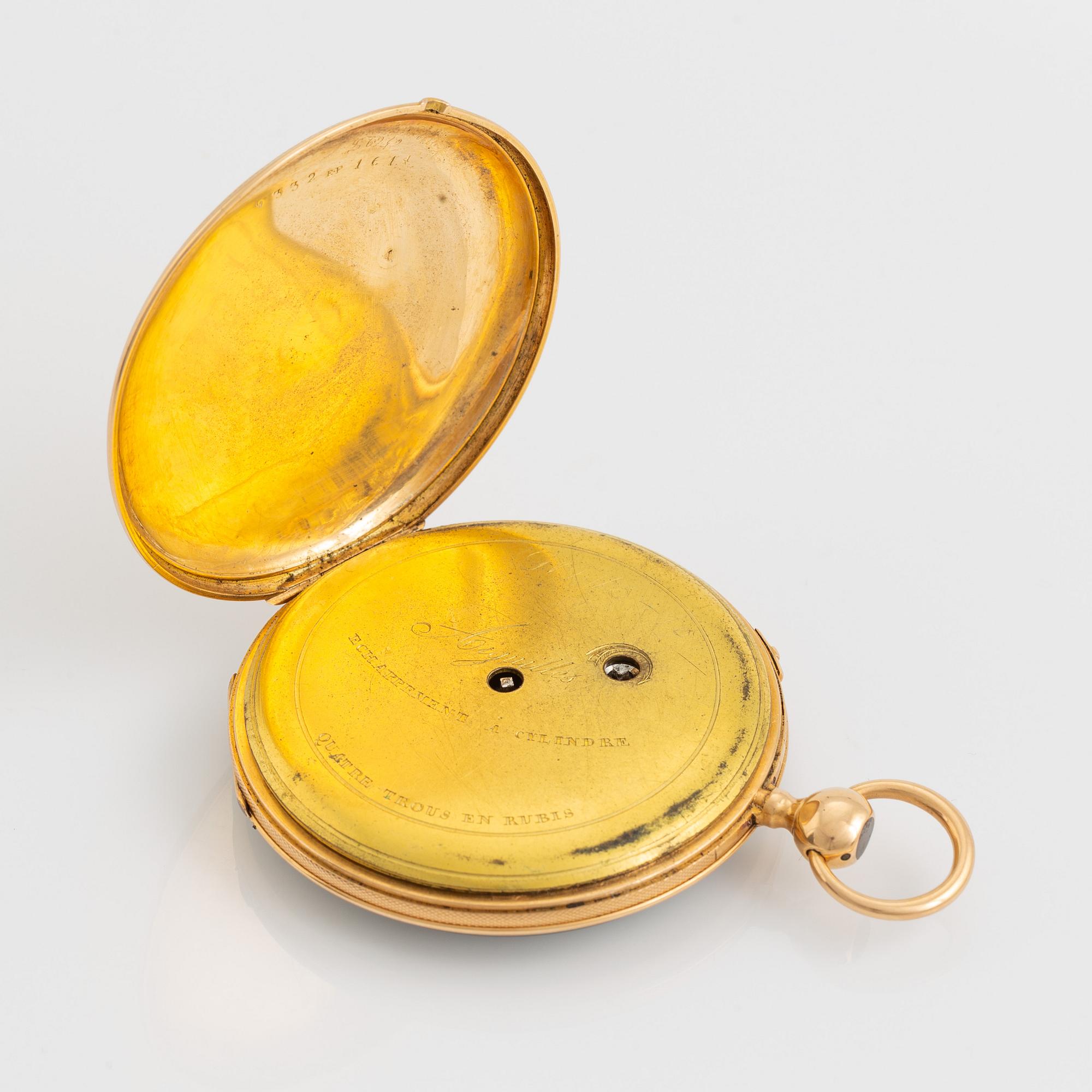 Pocket watch, 52 mm.