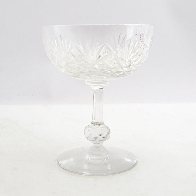 Champagne coupes 12 pcs first half of the 20th century.