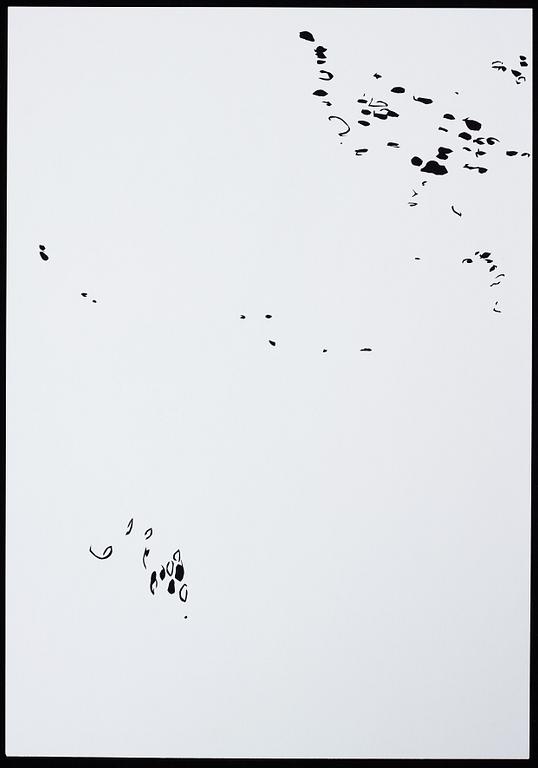 KATHARINA HINSBERG, Signed K. Hinsberg and dated 31.8.2000 RT 60 Quenado - Socorro. Perforated paper.