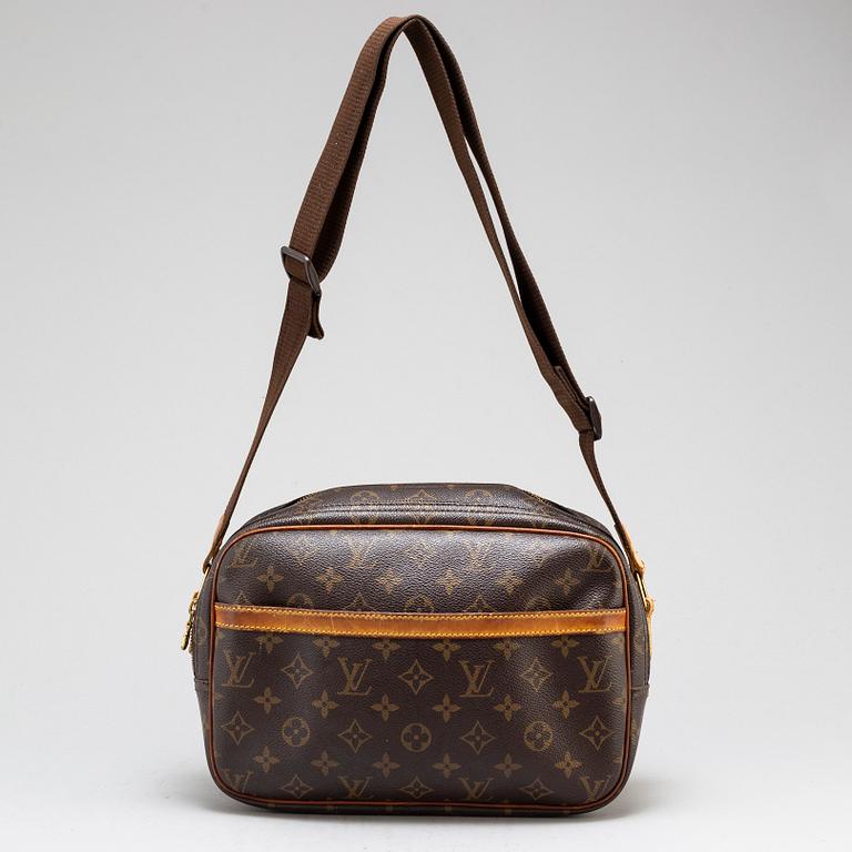 LOUIS VUITTON, a 'Reporter PM' monogram canvas bag.