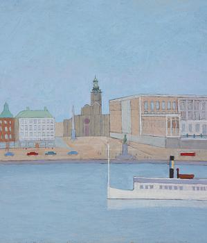 Einar Jolin, View towards Gamla Stan, Stockholm.
