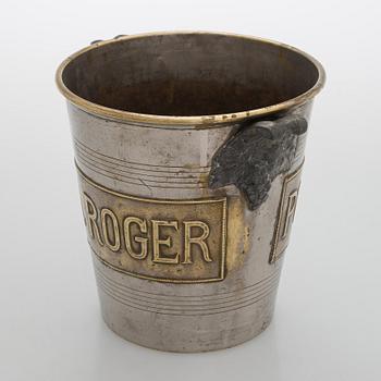 Champagne cooler, Pol Roger, Argit, France 1930s.