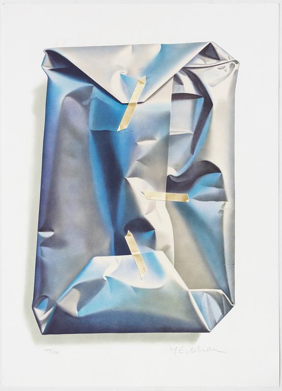 Yrjö Edelmann, "Packed blue and grey heaven".