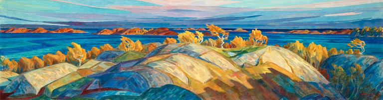 Roland Svensson, "Höst i storskärgården" (Fall in the archipelago).