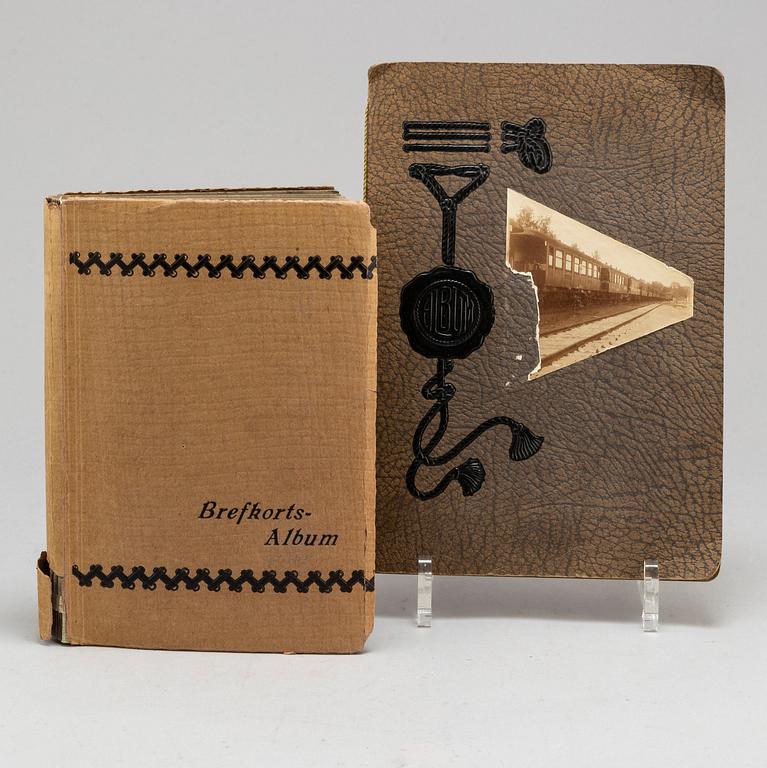 MIA GREEN, photographs from WWI Haparanda in two albums stamped and dated 1915.