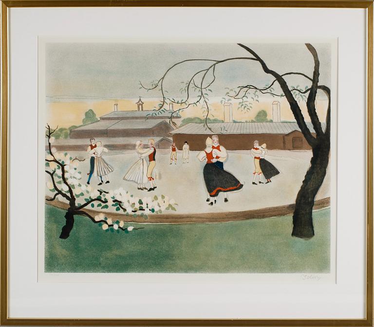 EINAR JOLIN, färglitografi, signerad och numrerad 271/360.
