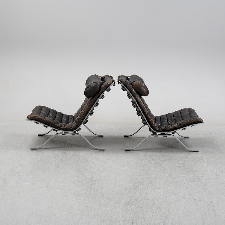A pair of 'Ari' armchairs designed by Arne Norell, Norells Möbler, model designed in 1966.
