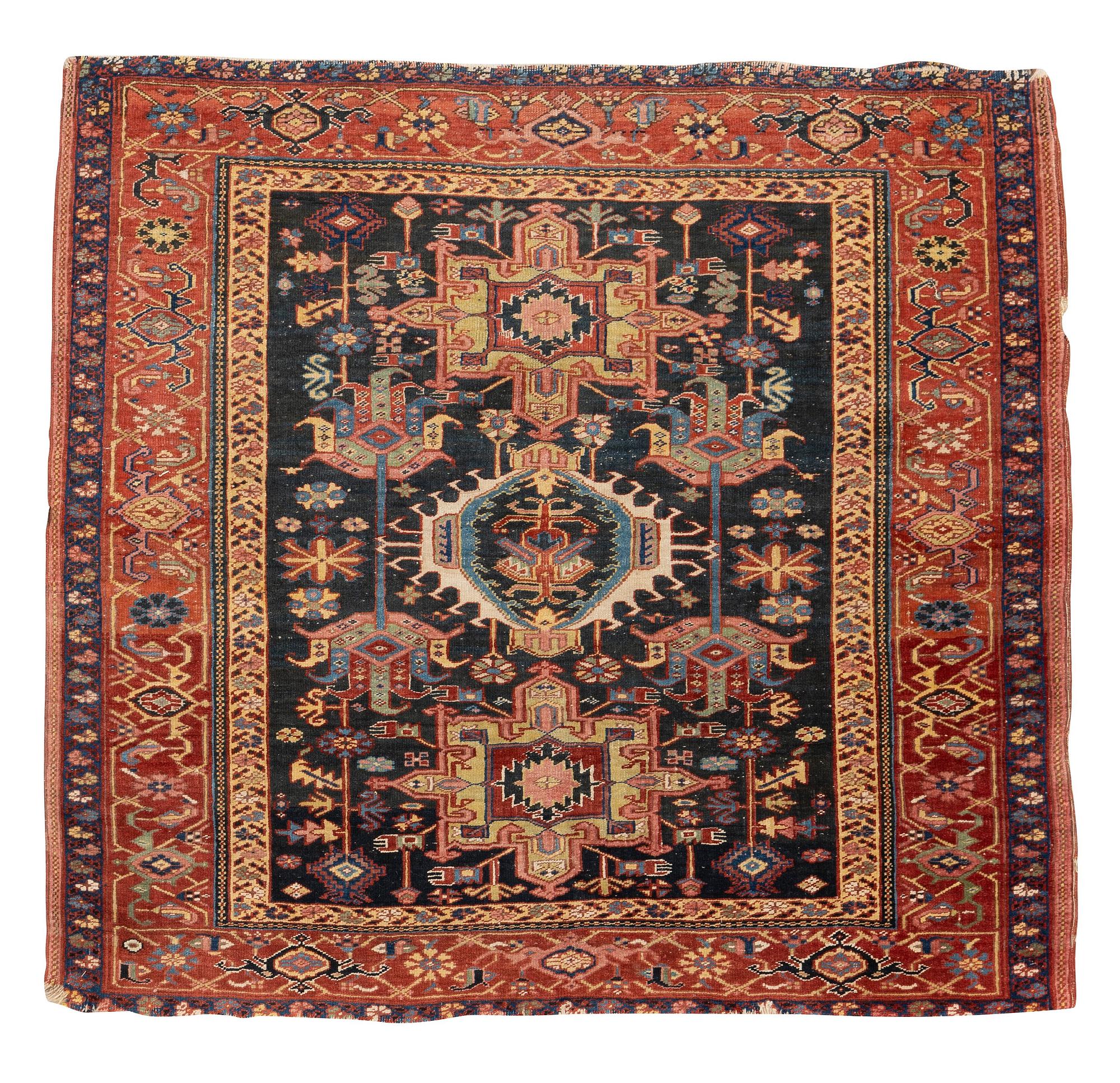 Matta, semiantik Karadja, ca 137-139,5 x 148-150 cm.