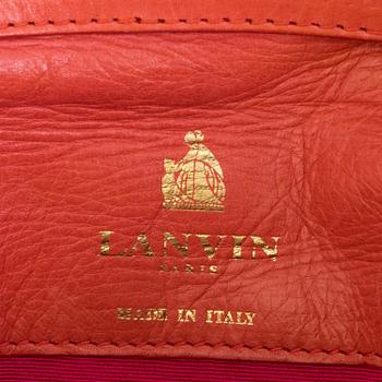 A LANVIN "Happy Mini" QUILTED LEATHER SHOULDER BAG.