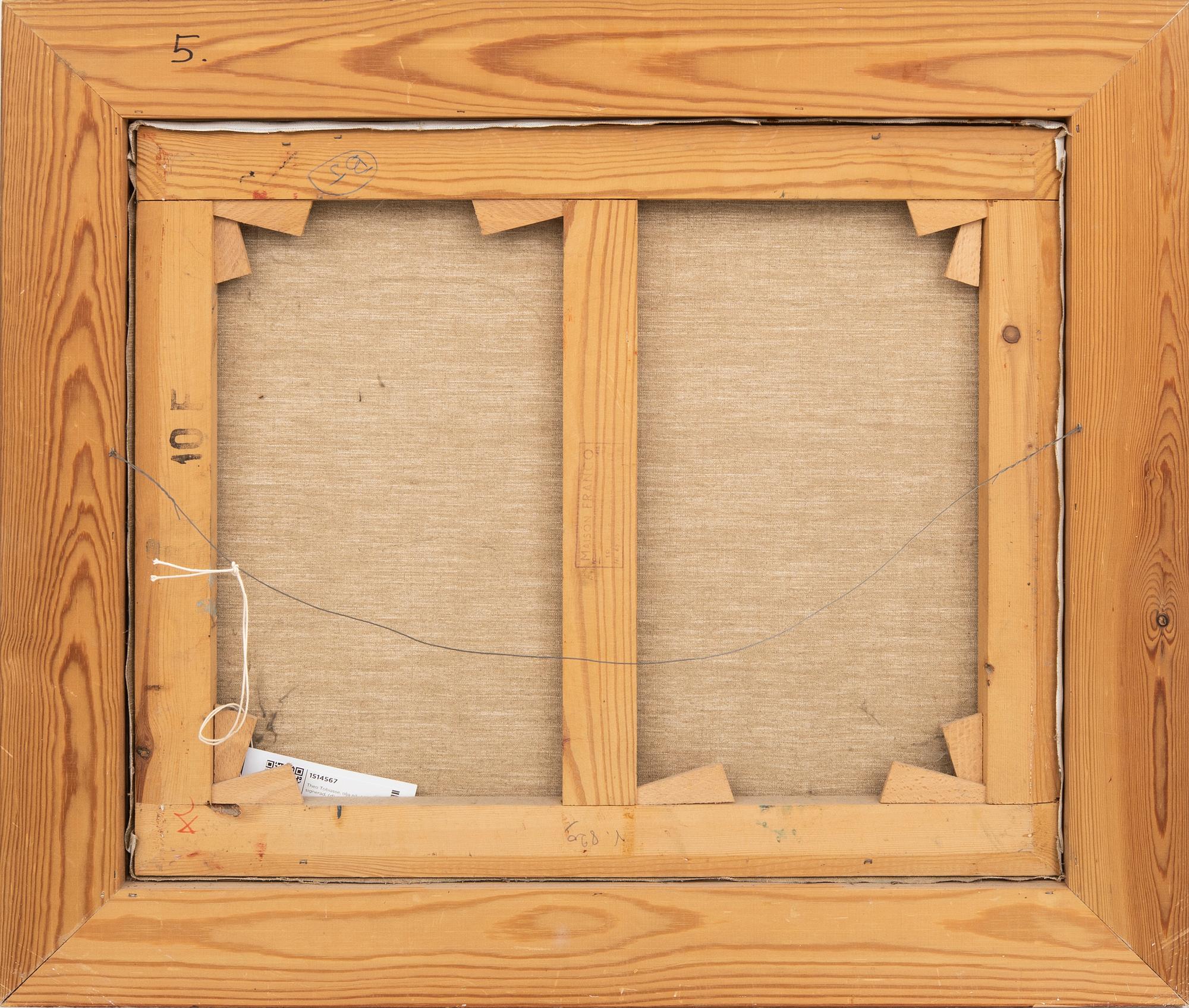 Theo Tobiasse, oil on canvas, signed.