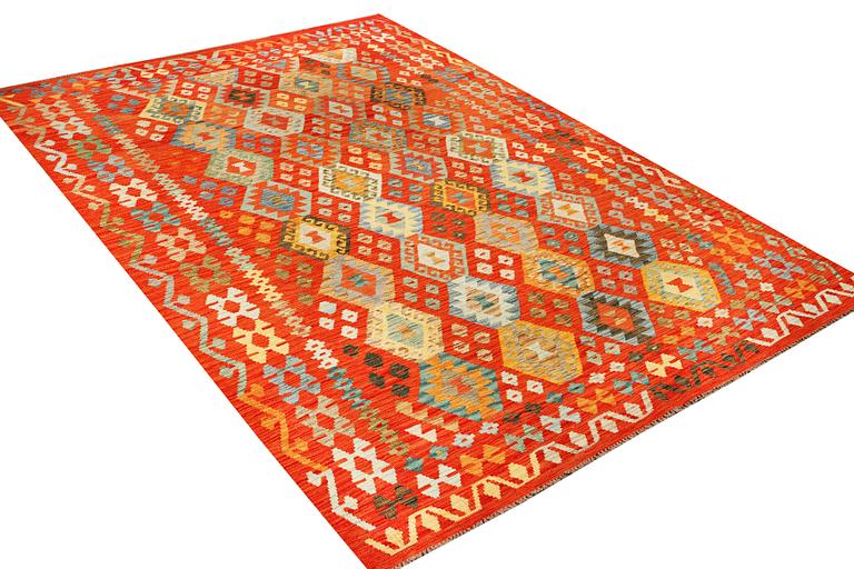 A Kilim carpet, Afghanistan, c. 303 x 206 cm.