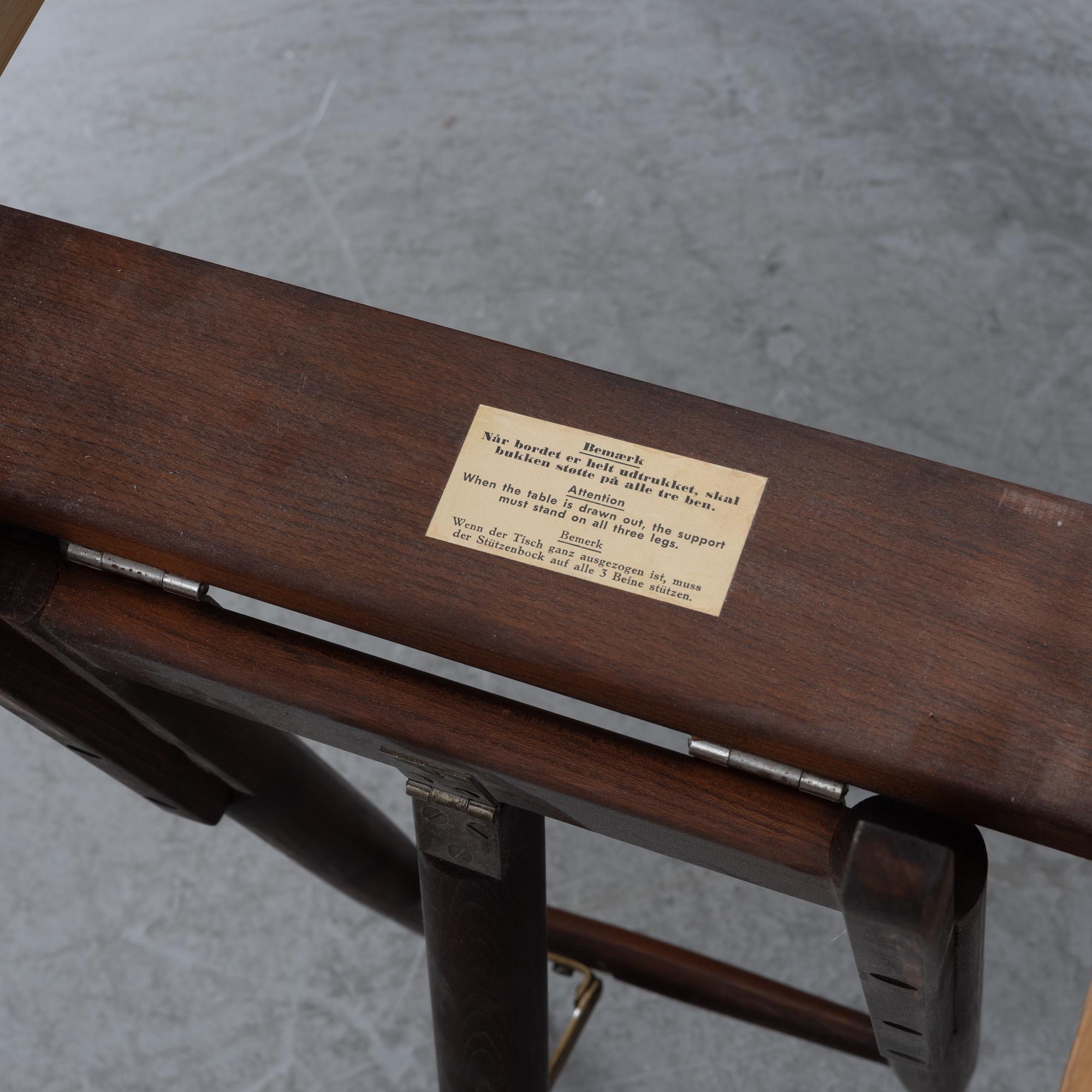 Niels Otto Møller, a nine-piece dining suite, JL Møller, Denmark, 1965.