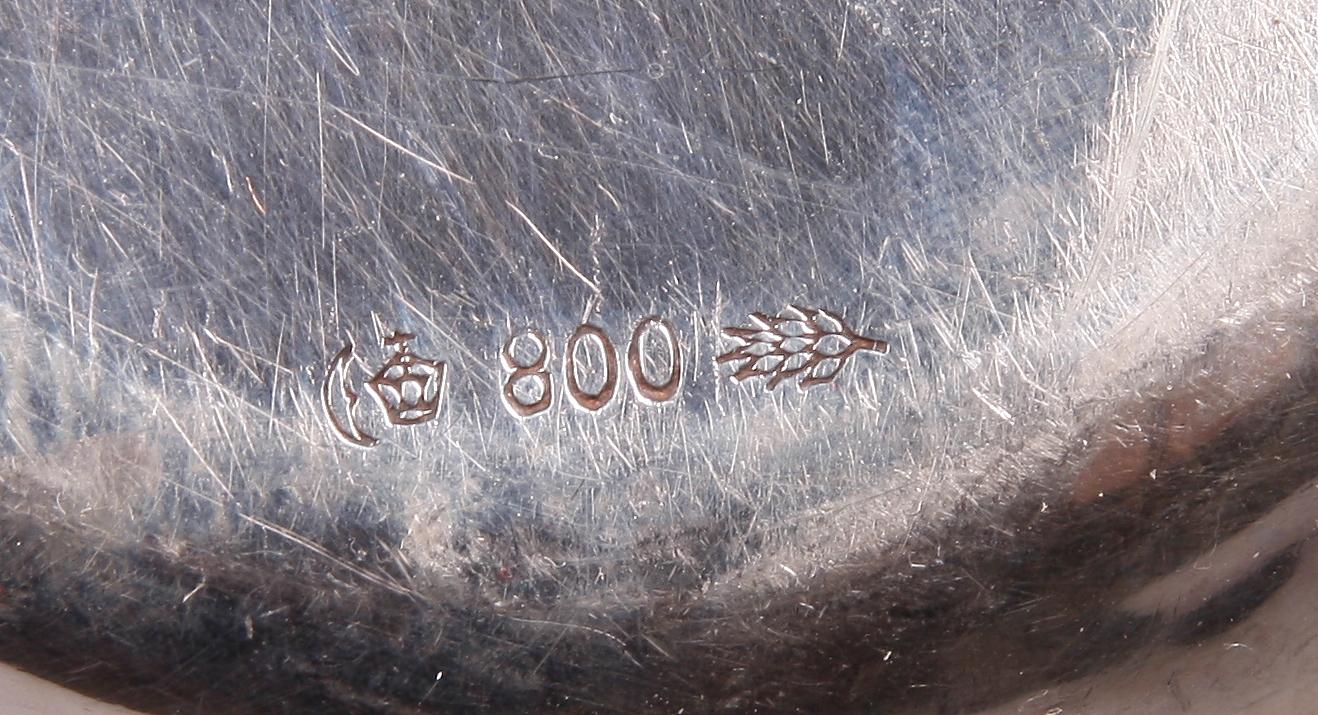 SKÅL, silver, jugend, Tyskland, tidigt 1900-tal. Vikt 314 g.