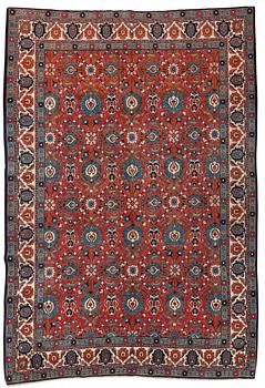 470. A CARPET. A semi-antique Veramin probobly. 303-311 x 208,5 cm.