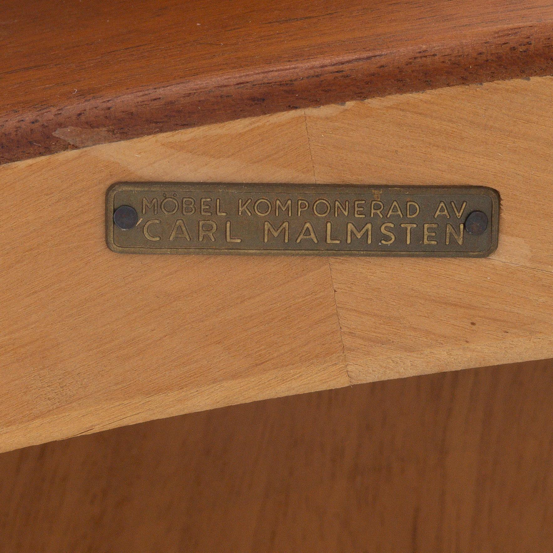 Carl Malmsten, a dining table, "Pyramid", second half of the 20th century.