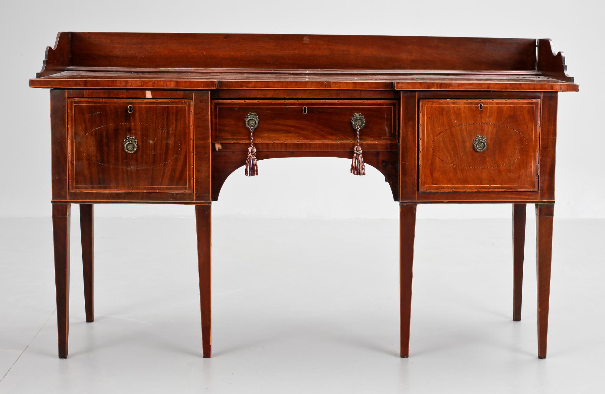 SIDEBOARD, regency, England, tidigt 1800-tal.