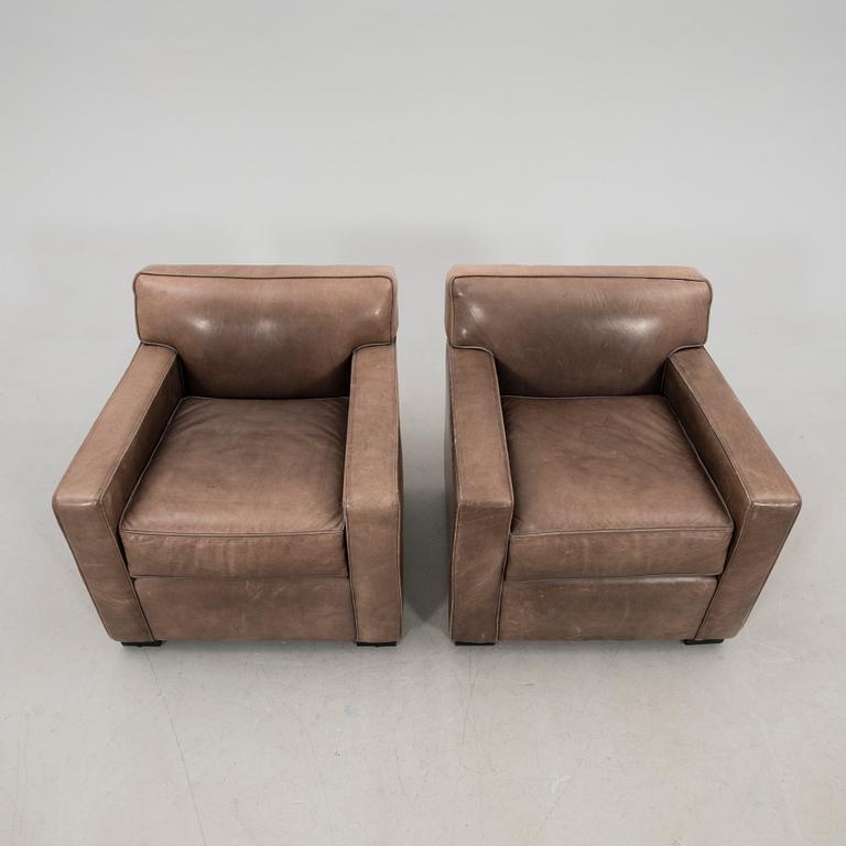 Armchairs, a pair by Lily Jack USA, late 20th/early 21st century.