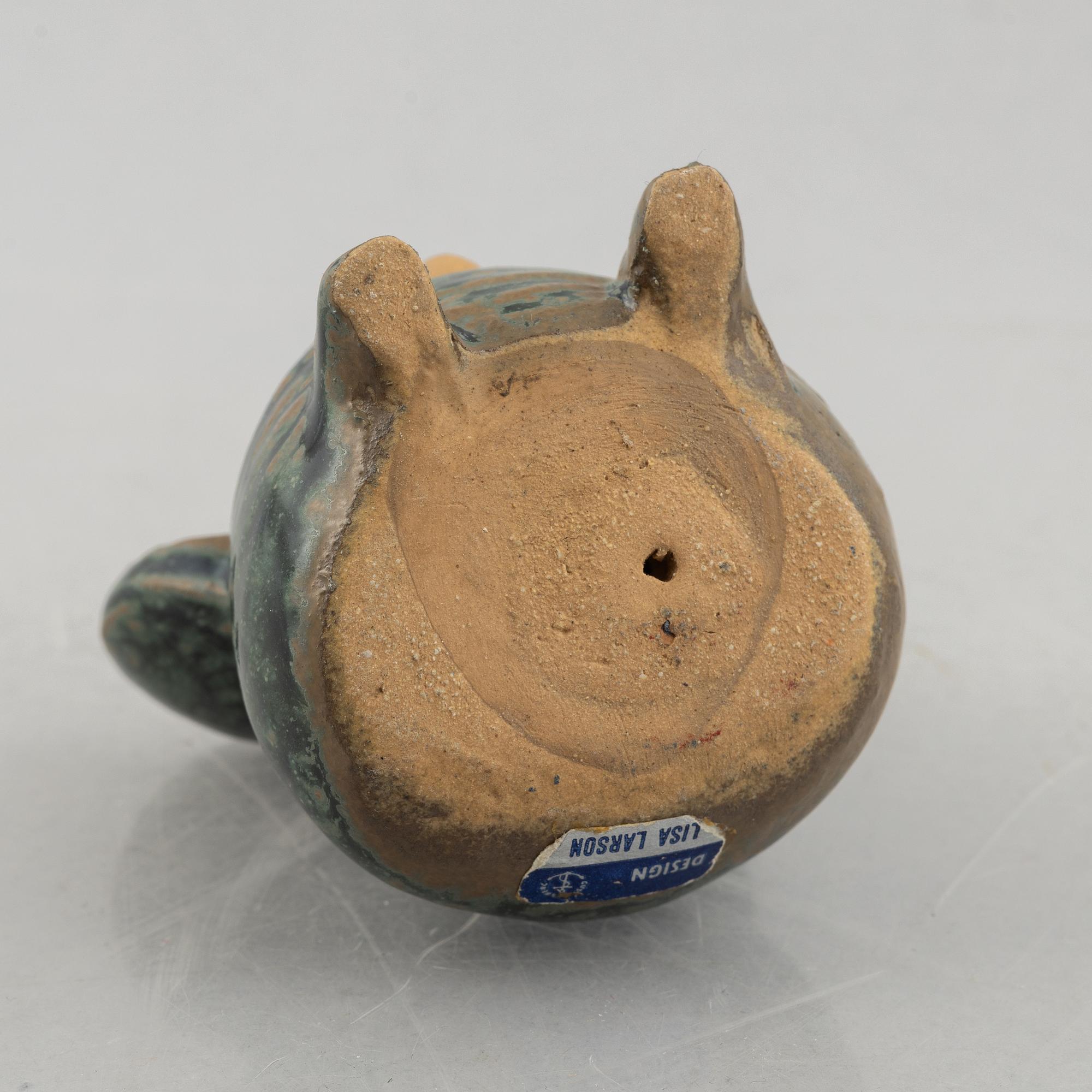 Lisa Larson, a stoneware figurine, 'Spökmusen' from the series 'Menageri', Gustavsberg.