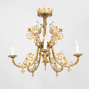 Chandelier / Ceiling lamp, Central Europe early 20th century.