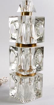 BORDSARMATUR, glas, troligen Orrefors, 1960-70-tal.