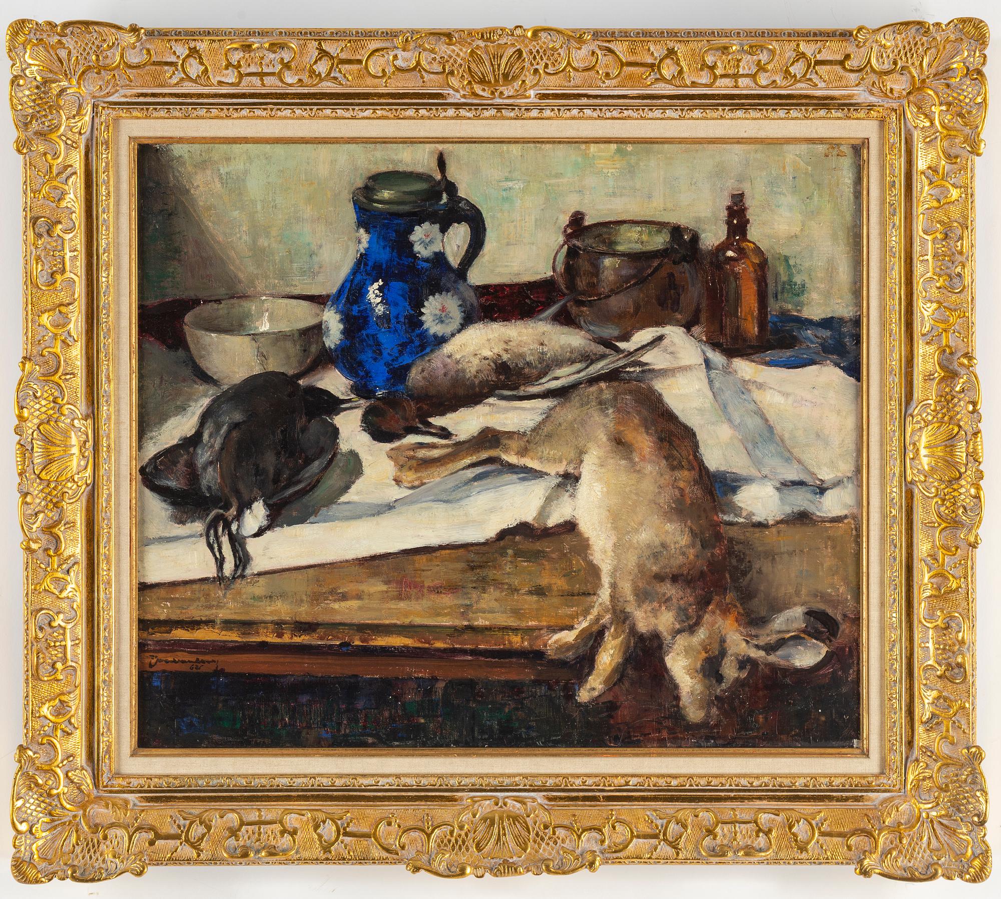 JAN PIERRE VICTOR VAN LOOY, oil on canvas, signed.