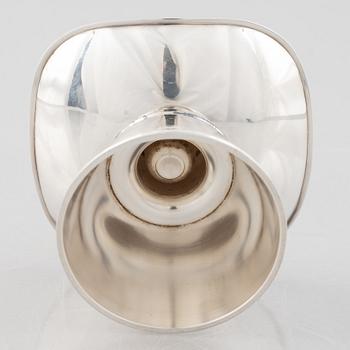 Tore Eldh, candlestick, sterling silver, Ceson, Gothenburg 1973.