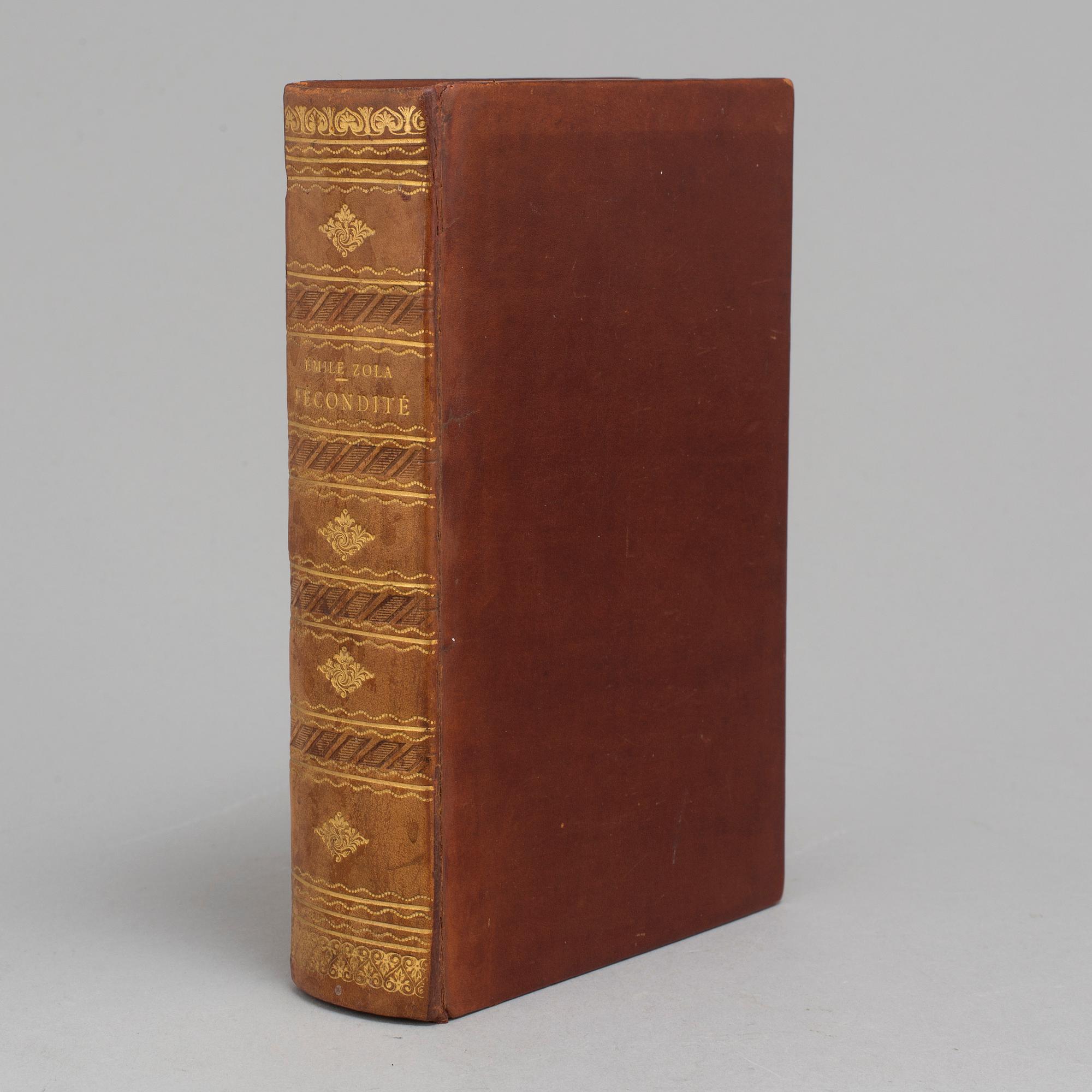 BOOK, Inscribed by Zola.