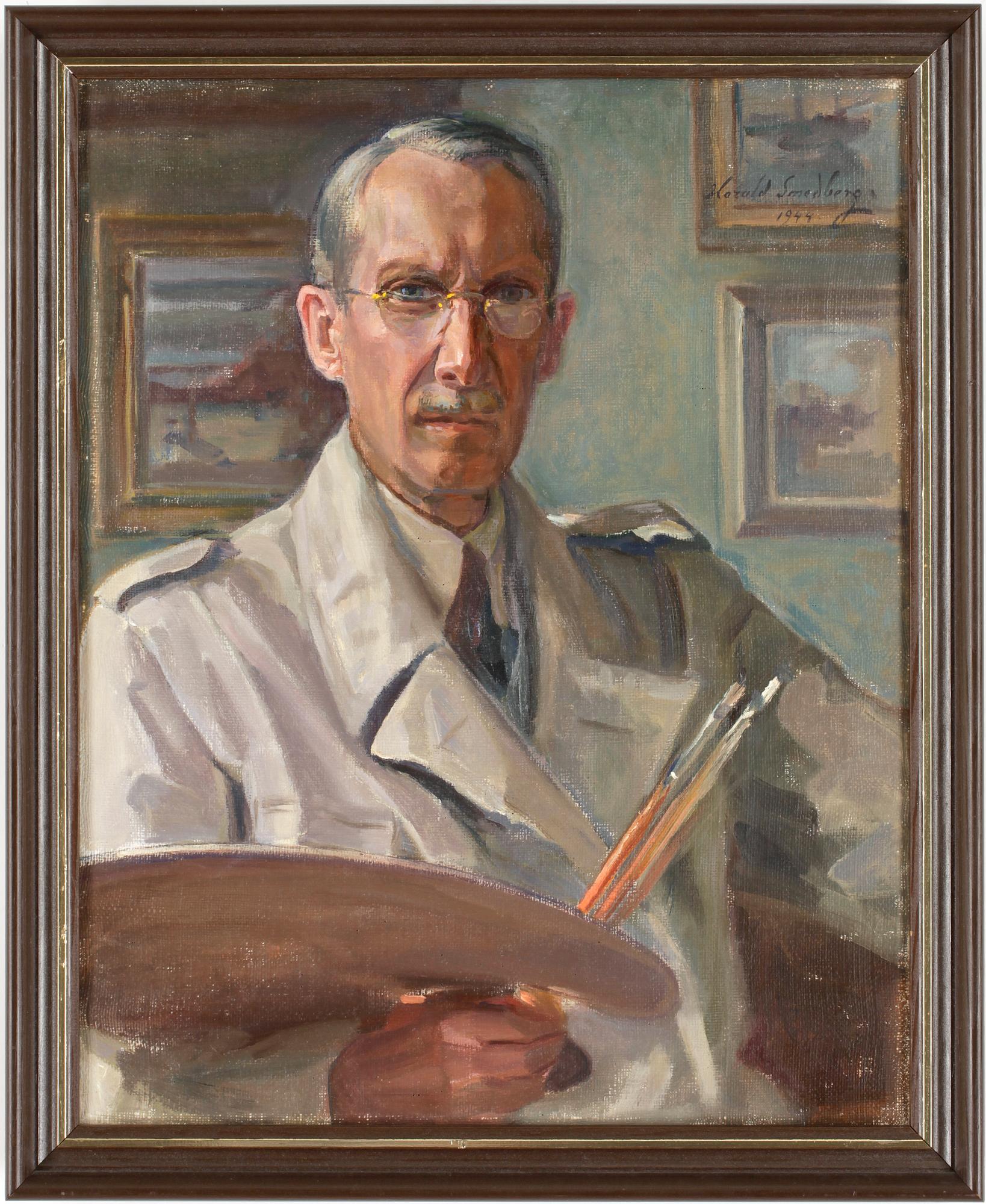 HARALD SMEDBERG, olja på duk, sign o dat 1944.