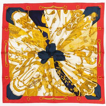Hermès, scarf, "Soleil de soie".