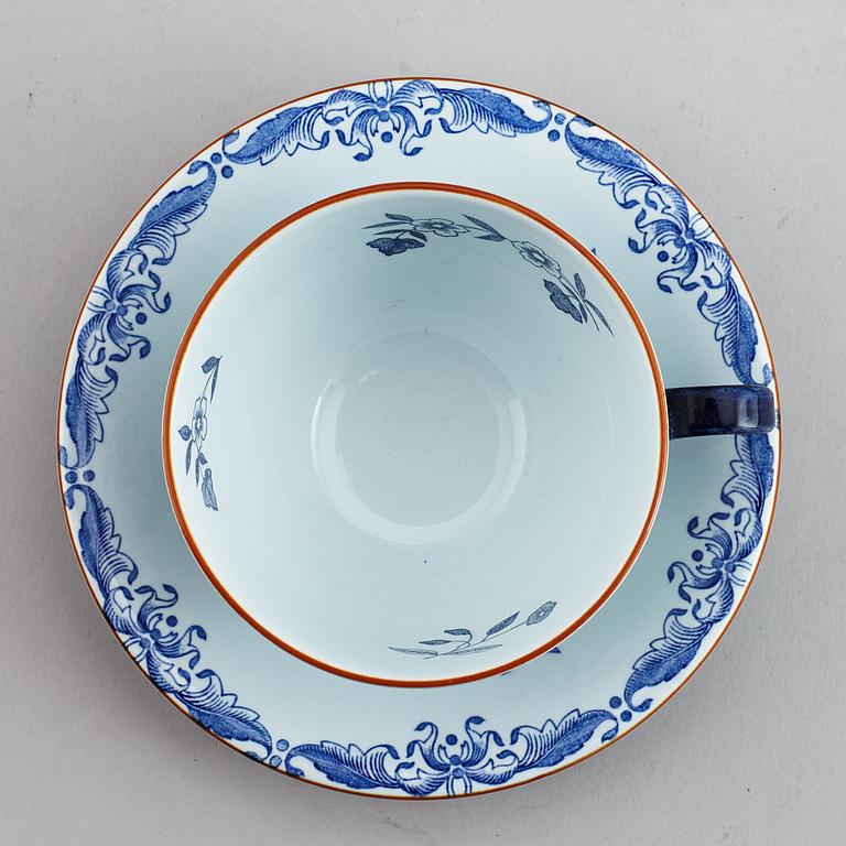 RÖRSTRAND, servis, "Ostindia", 51 delar, porslin och flintgods, varierande tillverkningsår.