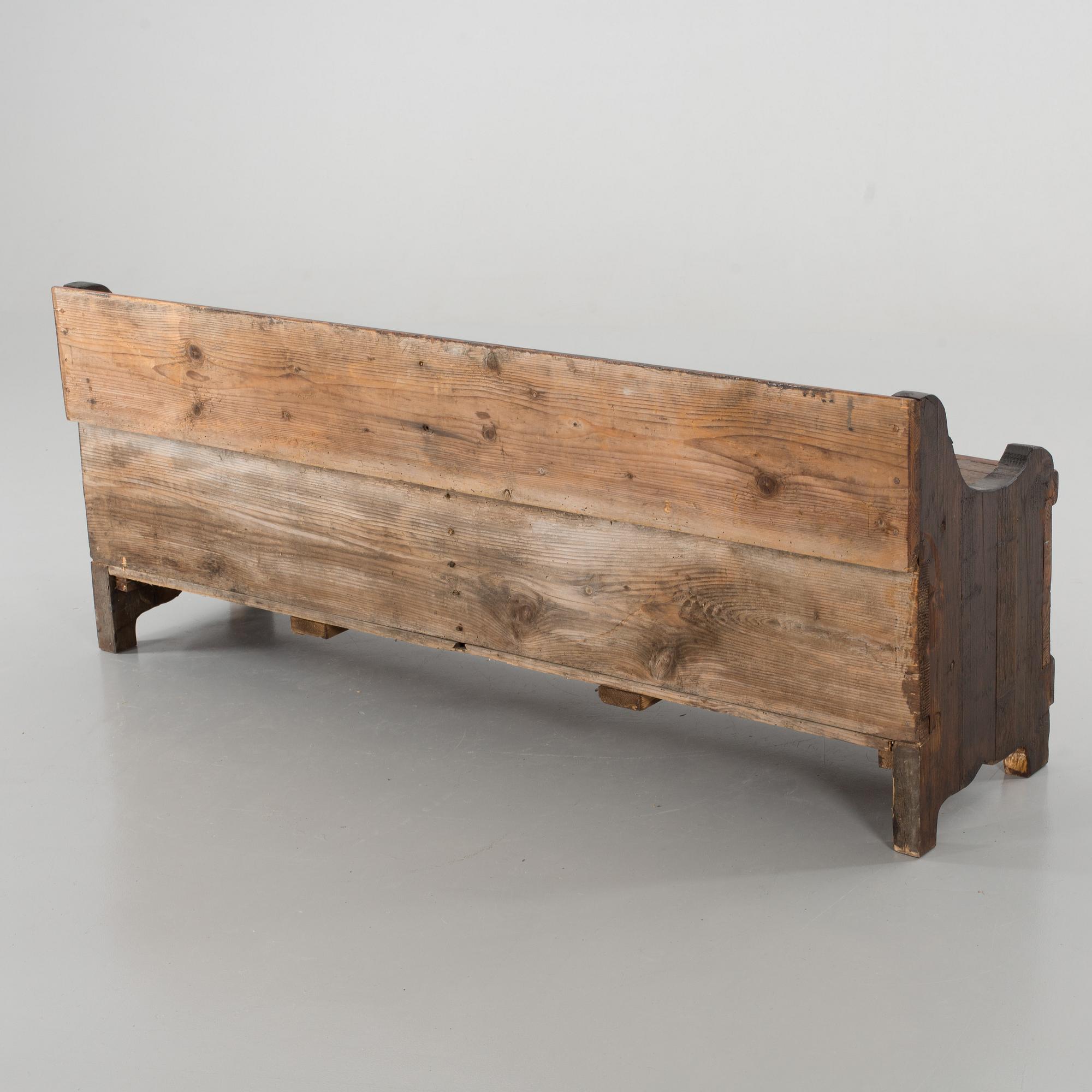 BÄNK/SOFFA, allmoge, 1800-tal.