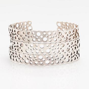 Liisa Vitali, Armband "Pitsi", sterlingsilver. Westerback, Helsingfors 1073.