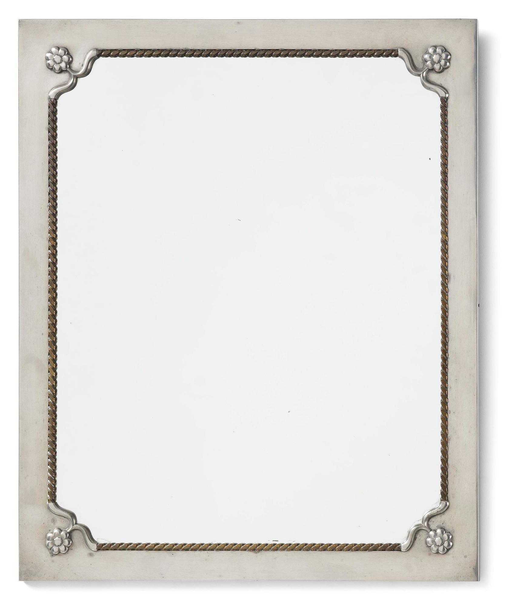 Just Andersen, a mirror, Guldsmedsaktiebolaget, Stockholm, 1930s.