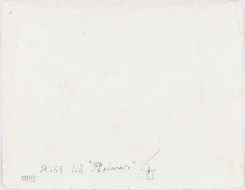 ULF RAHMBERG, Mixed media, signed with monogram.