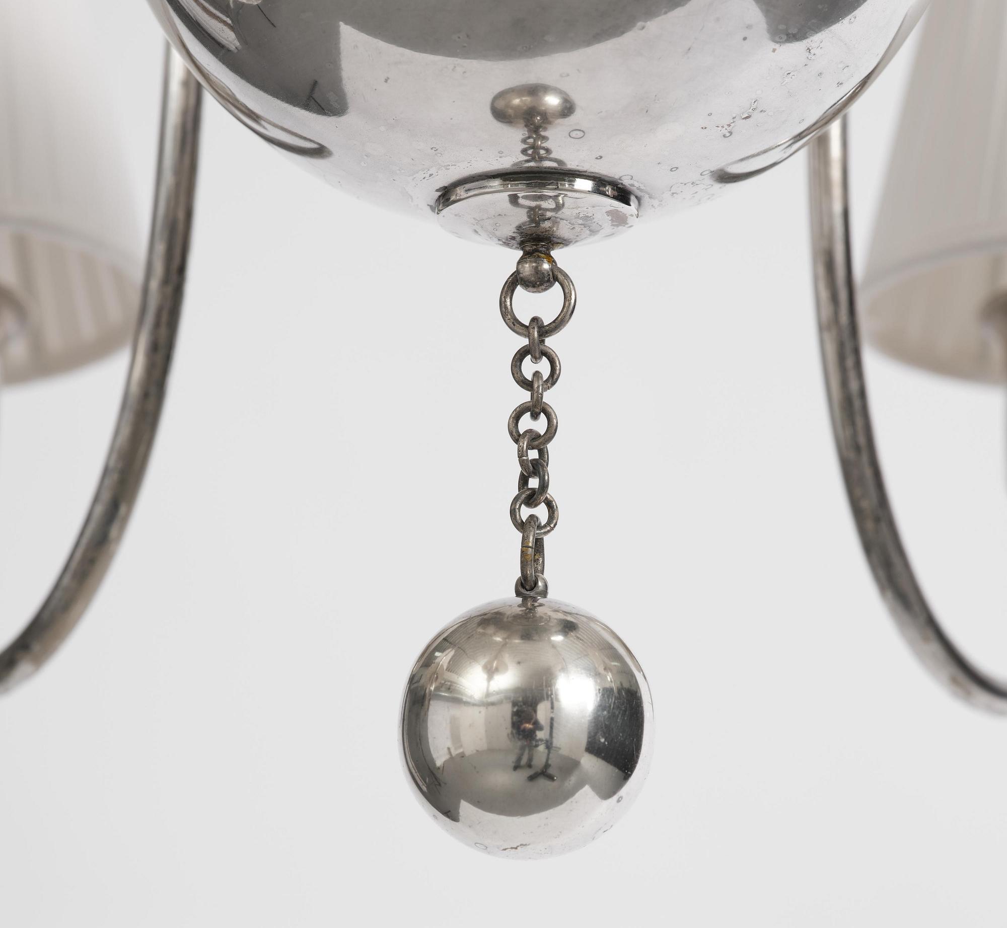 Elis Bergh, a Swedish Grace ceiling lamp, C.G. Hallberg, Stockholm, 1920s.