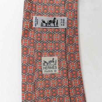 Hermès, slipsar, 3 st.