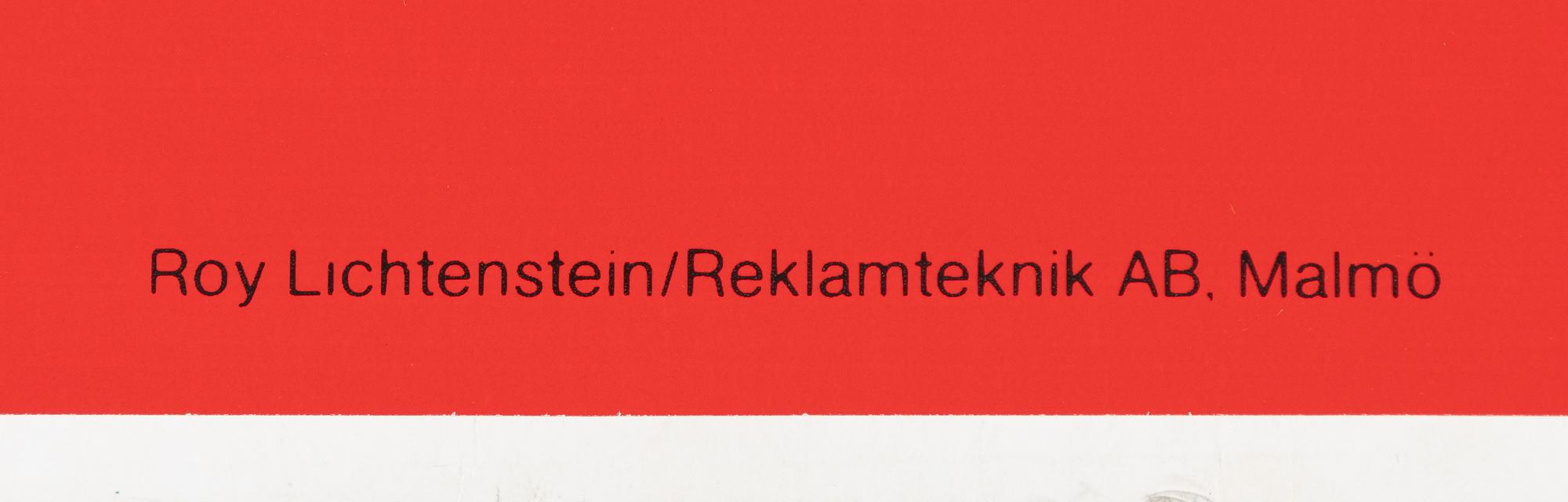 Roy Lichtenstein, 'Moderna Museet på Louisiana'.