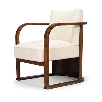 Werner West, a 1930's armchair for Oy Stockmann Ab, Keravan Puusepäntehdas, Finland.