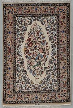 MATTA, Isfahan part silk. Ca 168 x 110 cm.