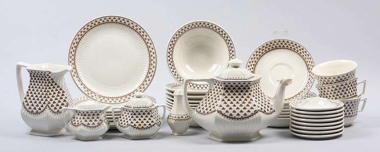 MAT OCH TESERVIS, ca 30 delar. Porslin. Adams, England.