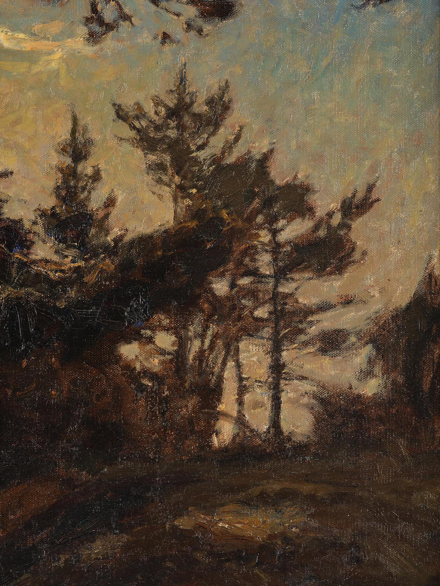 Gottfrid Kallstenius, Tallar i skymning.