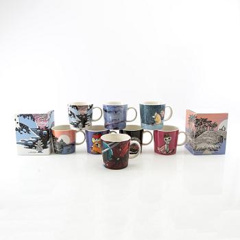 Muggar 8 st Moomin characters/Mumin Arabia Finland.