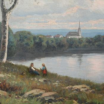 JONAS OLOF GRAFSTRÖM, oil on canvas, signed.