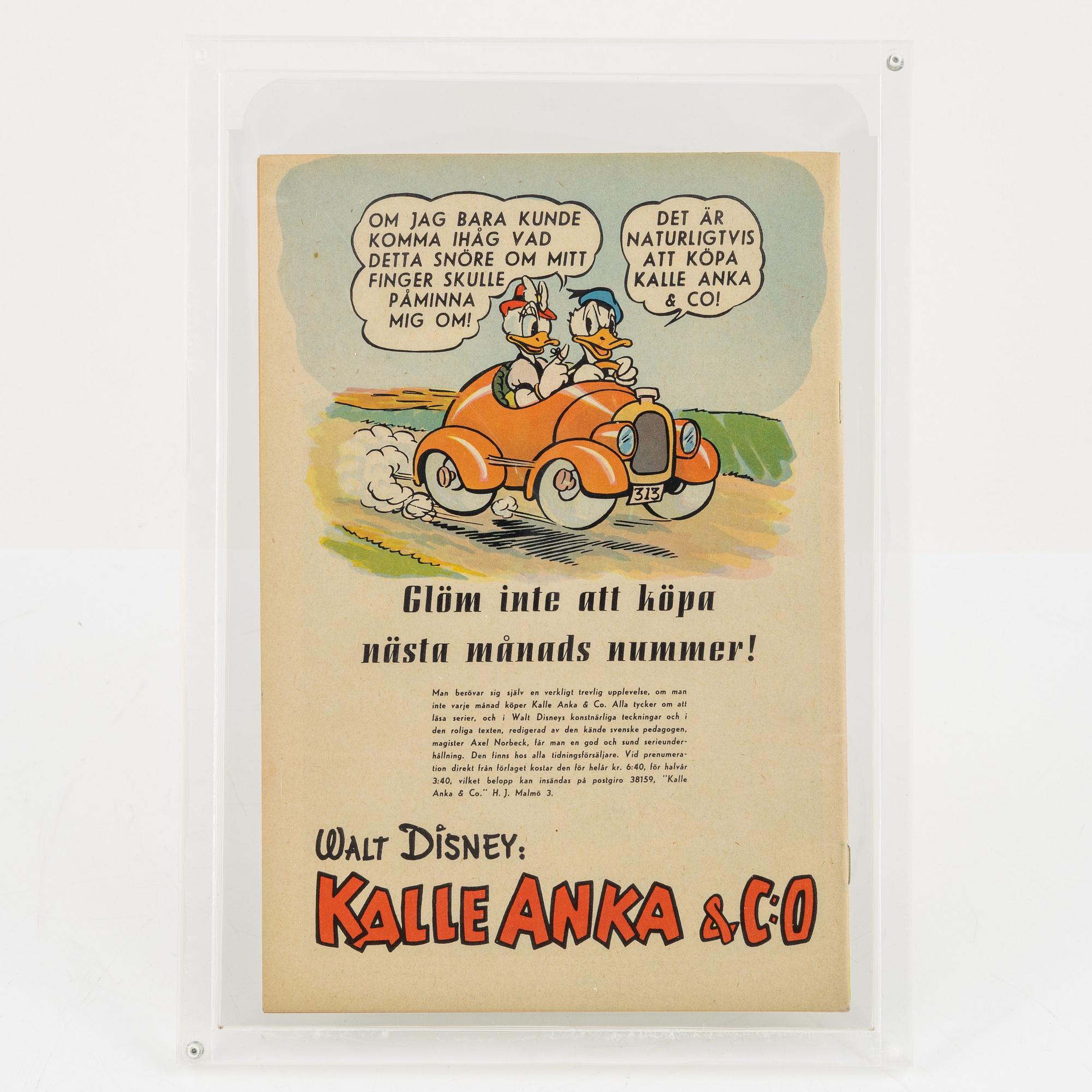 Serietidning, "Kalle Anka & Co" Nr 5, 1949.