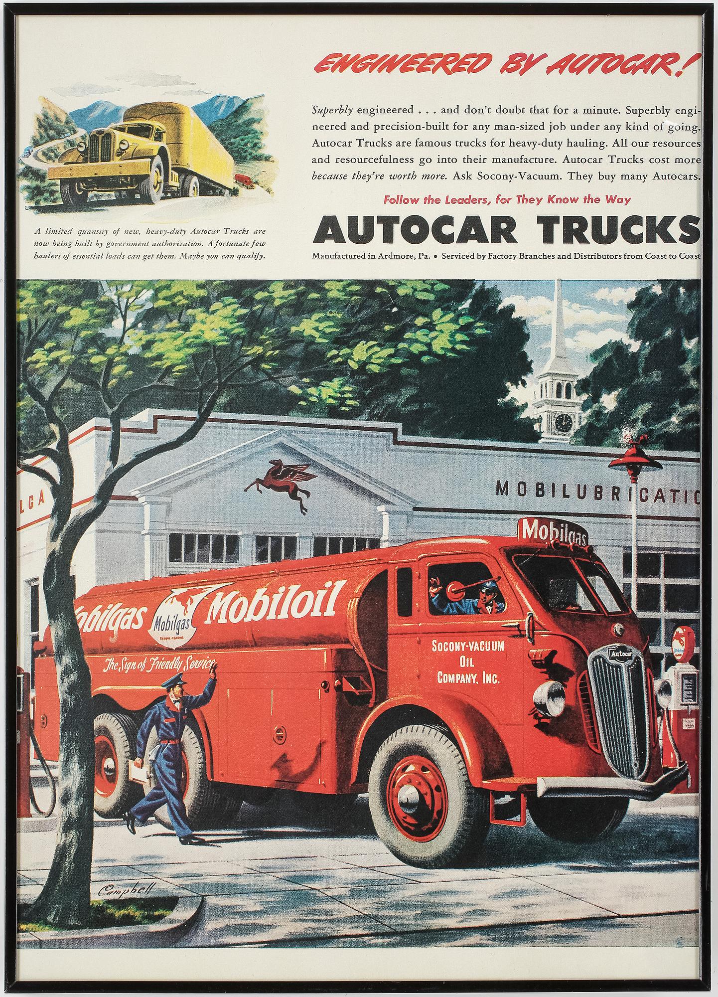 REKLAMAFFISCH, 1950-tal.