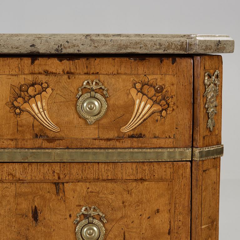 BYRÅ, Carl Lindborgs art (mästare i Stockholm 1781-1808), gustaviansk, 1700-talets slut.