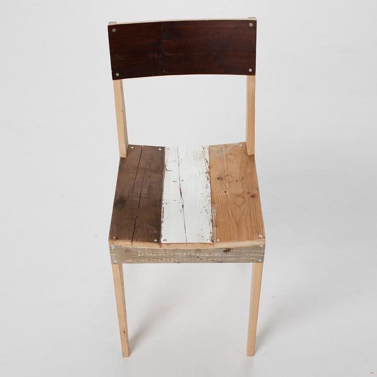 STOL, "Scrapwood side chair" Piet Hein Eek, 2005.