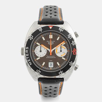 37. Heuer, Autavia, "Tropical Dial", "Decompression Bezel", kronograf, ca 1972.