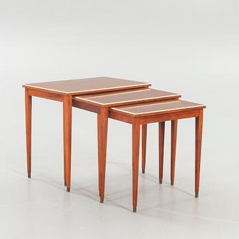 Kit table 3 parts. Swedish Furniture Factory, second half of the 20th century.