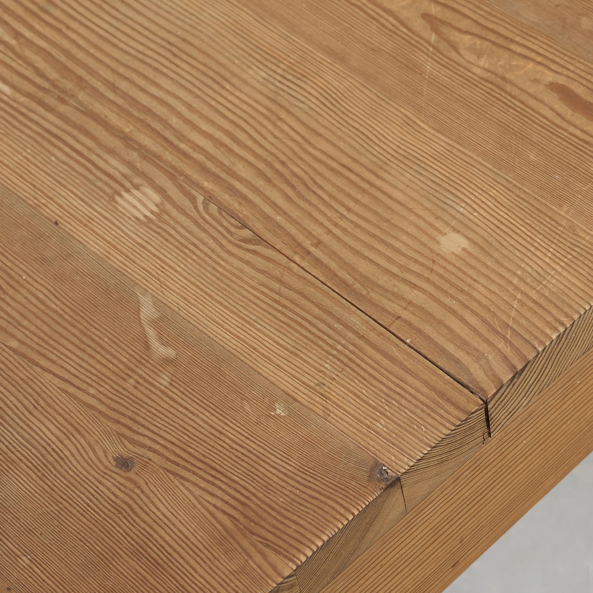 Axel Einar Hjorth, a stained pine desk, Nordiska Kompaniet, Sweden 1930's.
